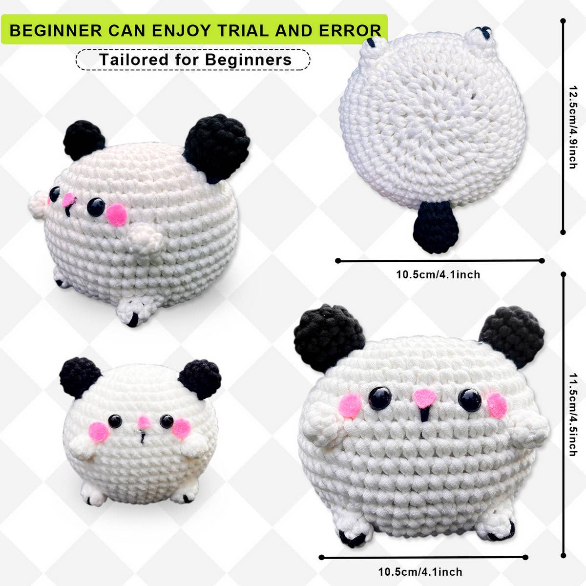 CUTE PUPPY DOLL CROCHET MATERIAL KIT_CWMM1871