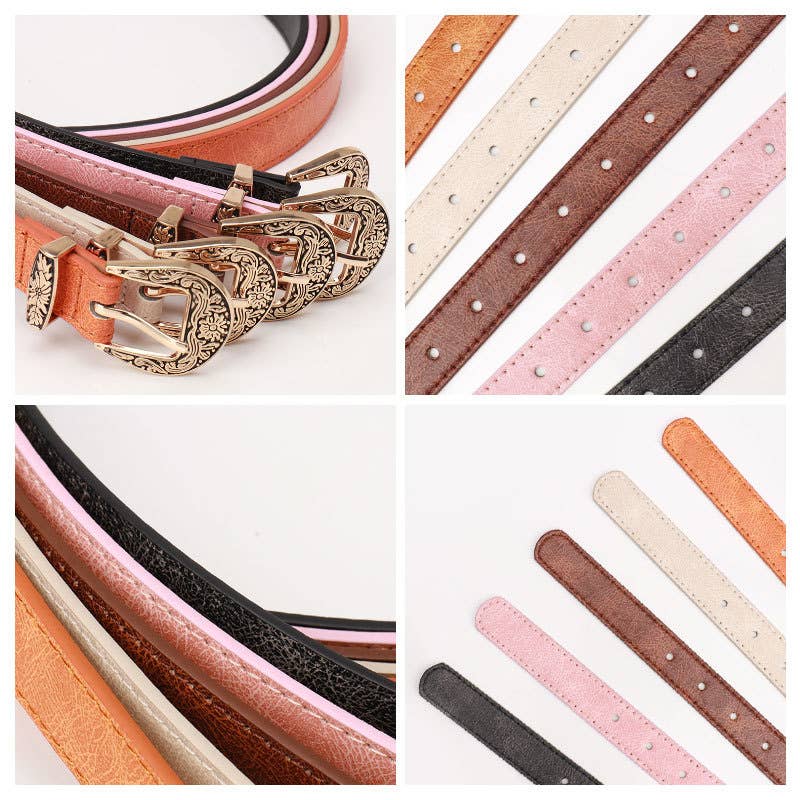 Fashionable Jeans With A High-End Style Belt