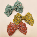 NEW THREE LAYER KNOTTED LARGE BOW HAIRPIN_CWAHA0852