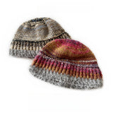 CHILDRENS KNITTED HAT COLORFUL STRIPED BUCKET HAT_CWAH2050