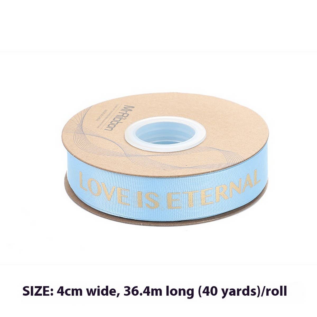 GOLD STAMPED THREADED RIBBON DIY BOW RIBBON_CWMM5778