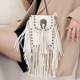 Women Leather Tassel Satchels Bag_Cwab0783