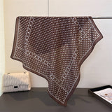 Minimalist Polka Herringbone Linen Feel Scarf_Cwasc03306