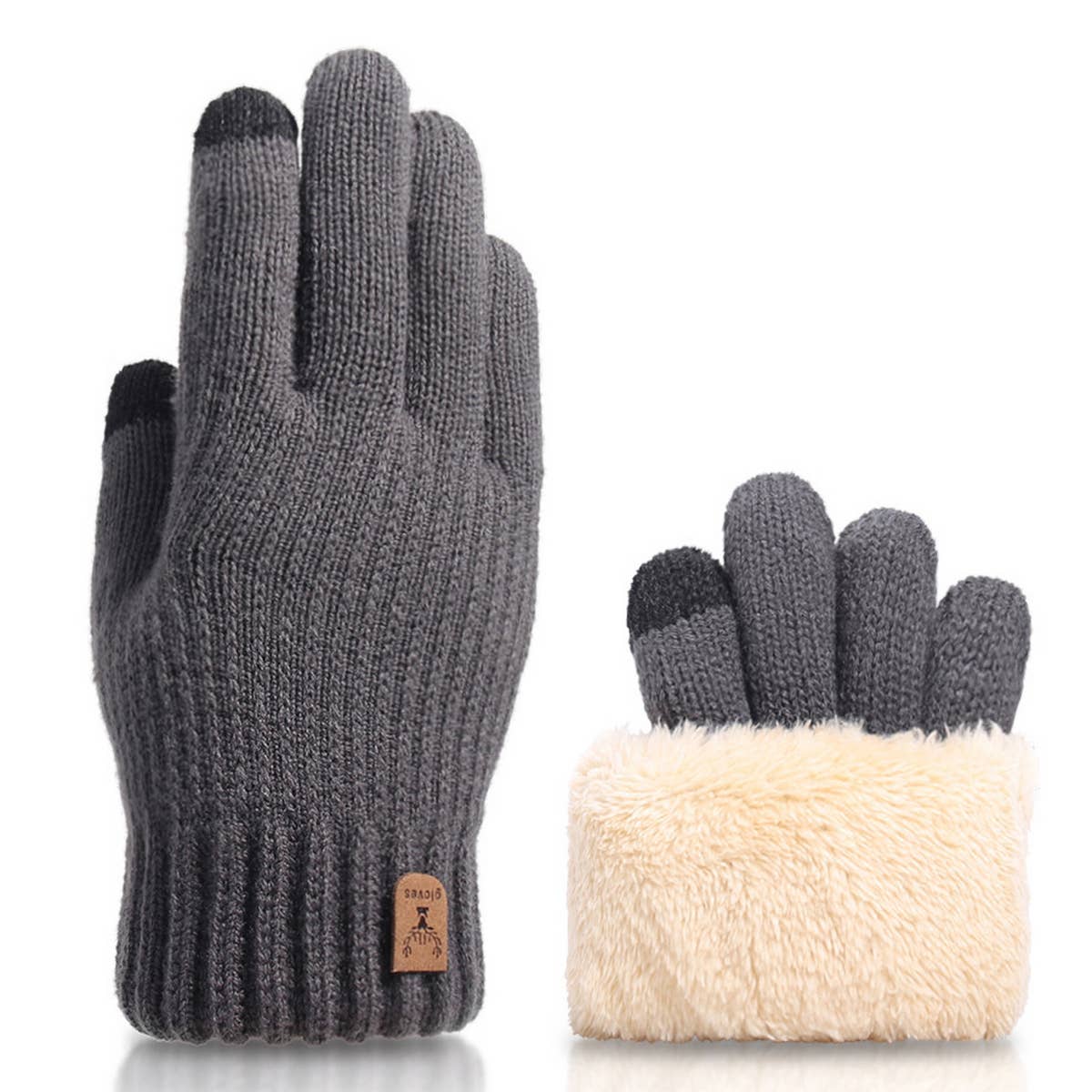 Winter Double Layer Touch Screen Warm Gloves_Cwag0117