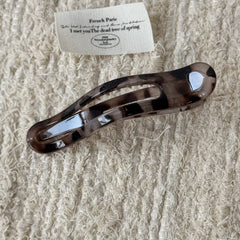 Black Bow Hair Clip Elegant Side Bangs Style_Cwaha08132