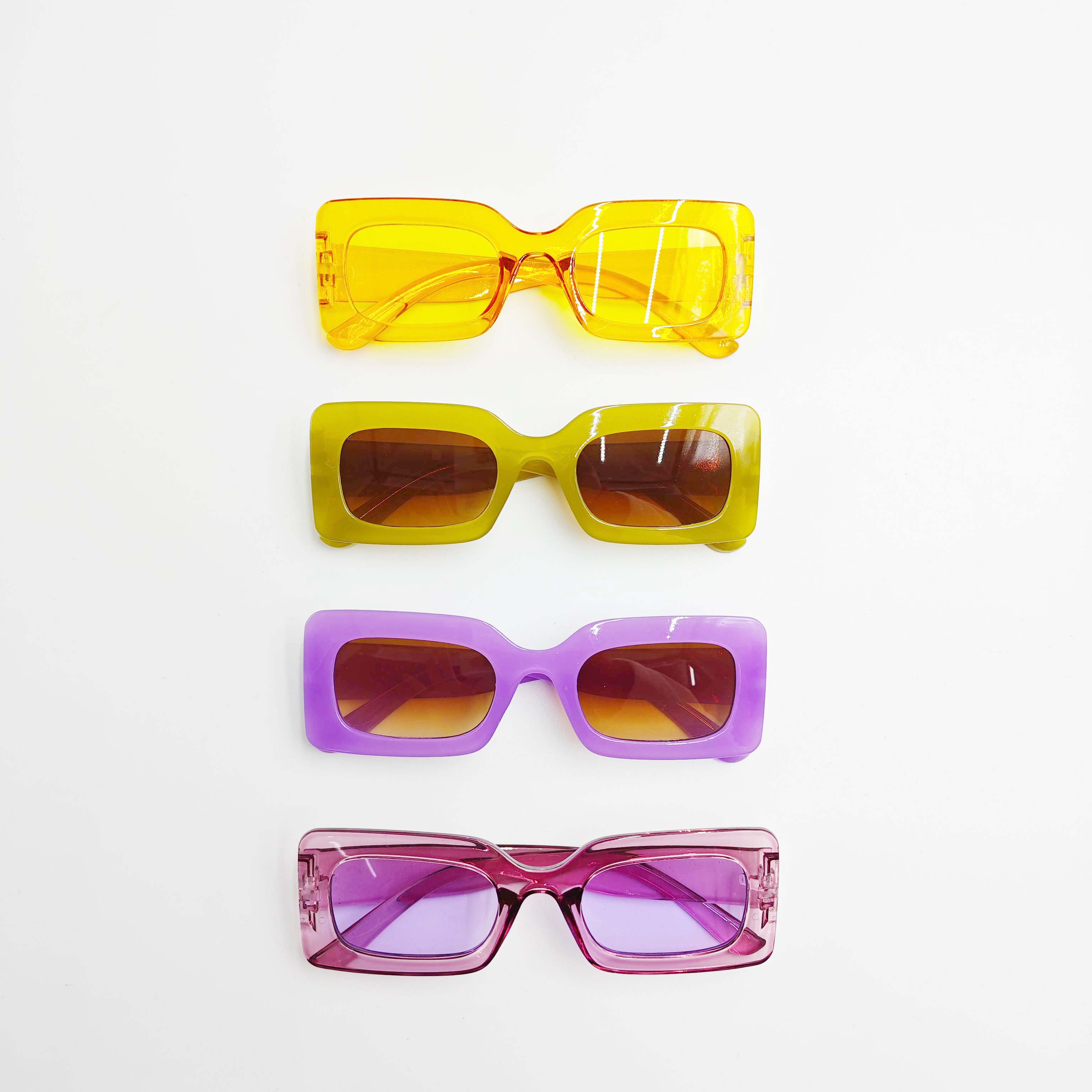 Trendy Small Square Jelly Sunglasses, Retro Style_Cwasg0074