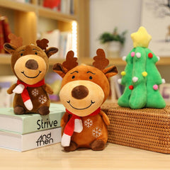 CHRISTMAS ELK CHRISTMAS TREE PILLOW_CWMM1445