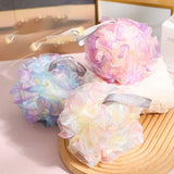 SOFT AND COLORFUL BATH BUBBLE BALL BATH POUF_CWMM3327