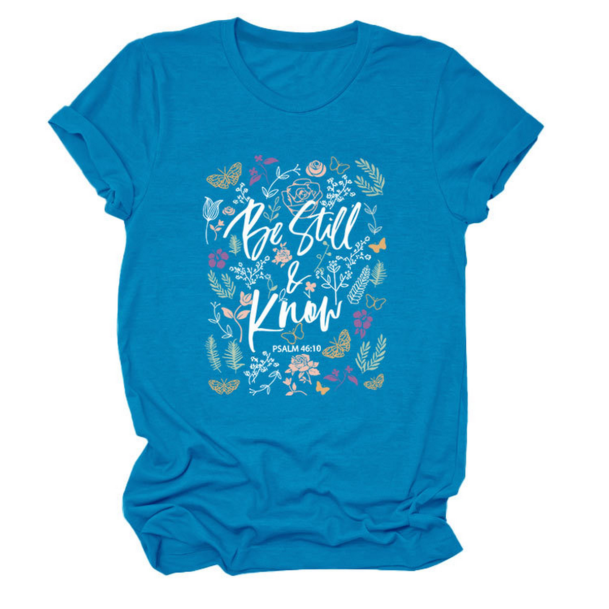 Womens Faith Tee, Be Still And Know_Cwtts1480