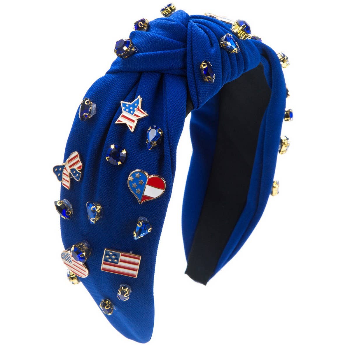 CREATIVE AMERICAN FLAG DIAMOND HEADBAND_CWAHA1254