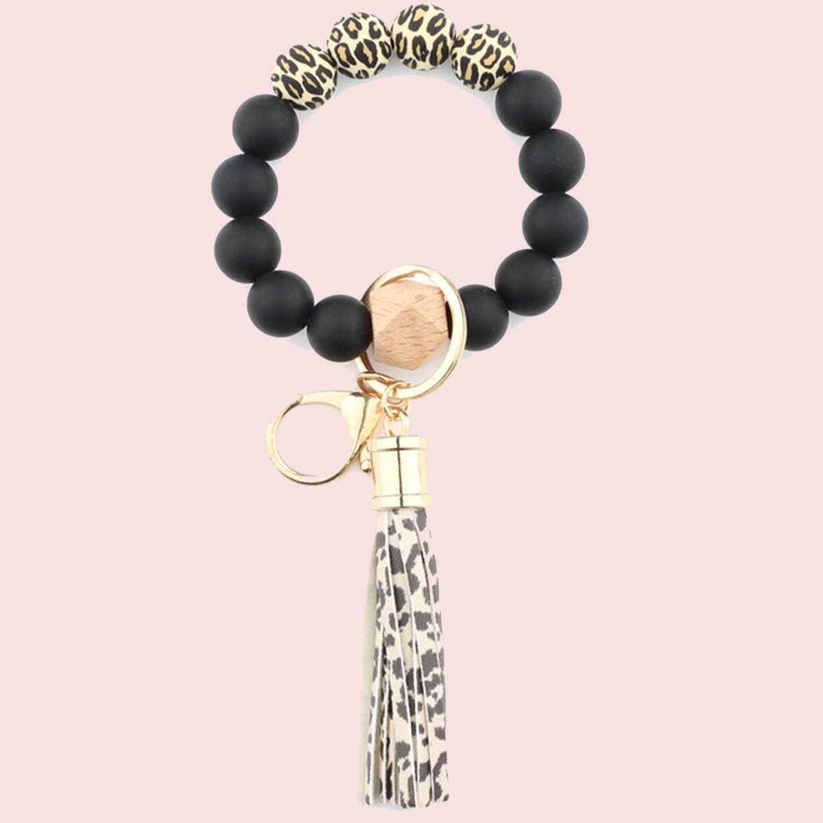 COLORFUL KEYCHAIN TASSEL BRACELET_CWAJE0655