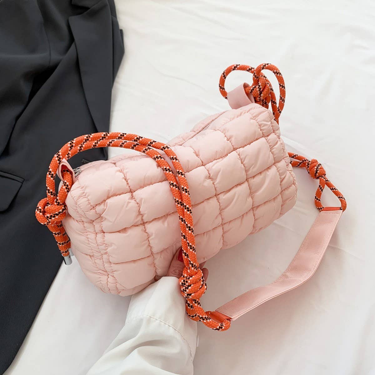 QUILTED CLOUD BAG PUFFY SHOULDER CROSSBODY TOTE_CY6086 016