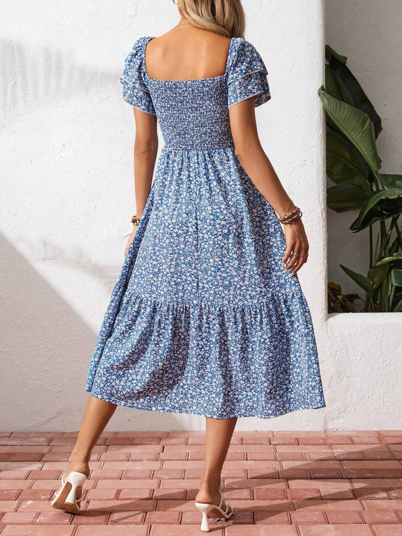 Vacation One-Shoulder Bohemian Elegant Dress