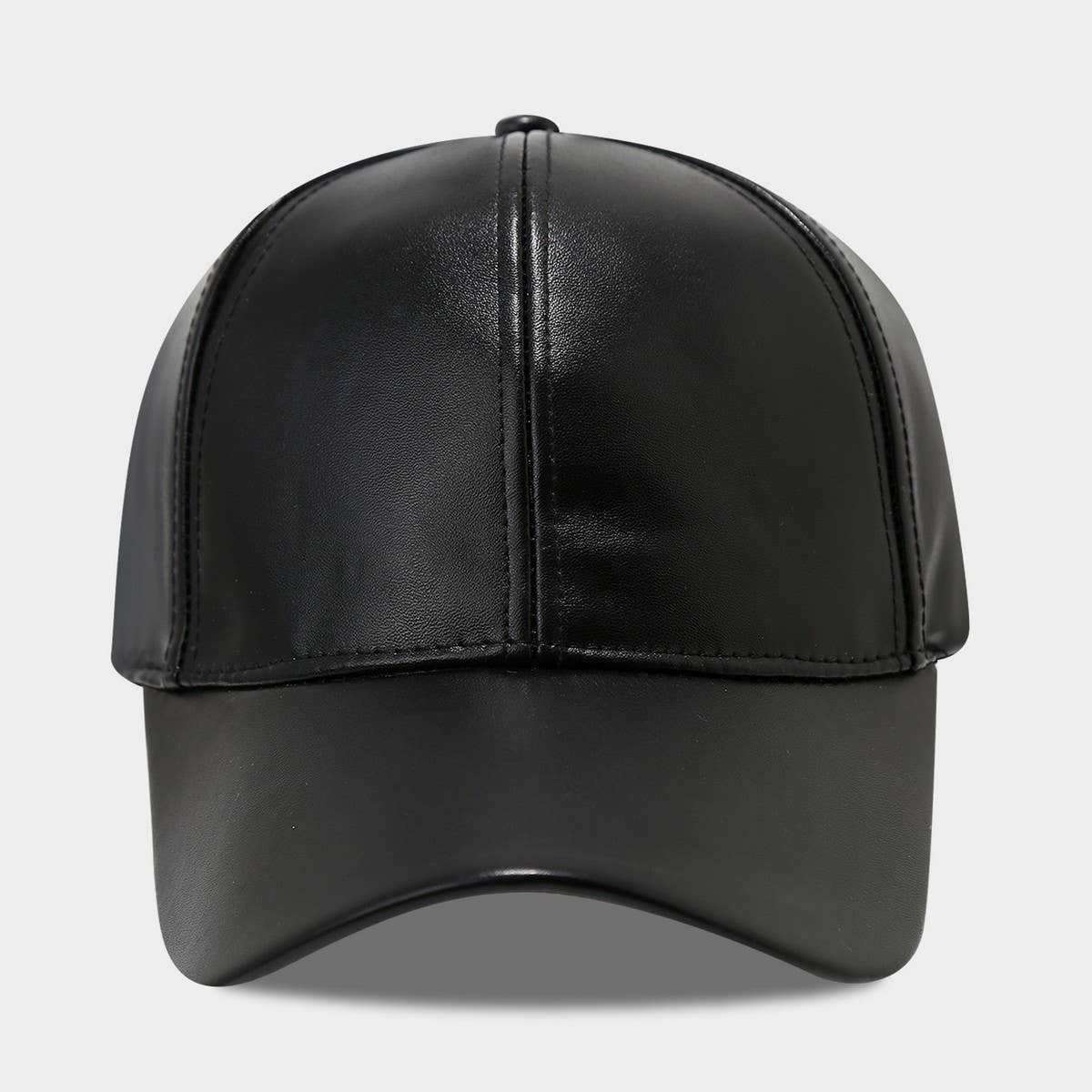 Pu Leather Baseball Cap For Men Vintage Style_Cwah04654