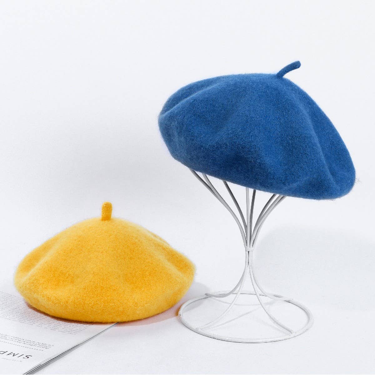 Cwah04557_Toddler  Beret Hat Cute Warm Winter Cap