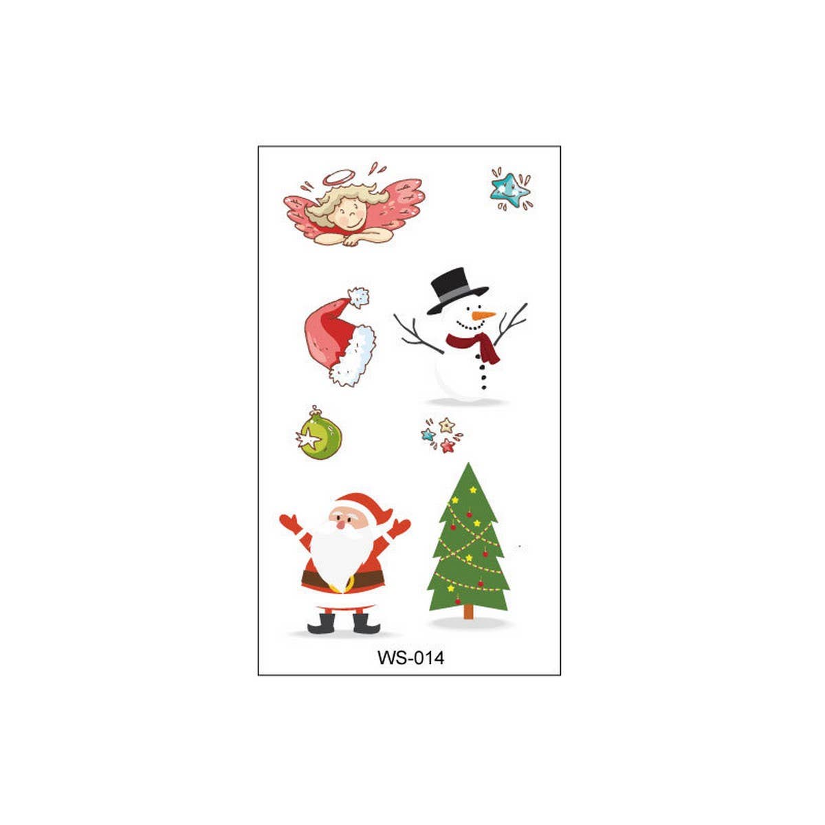 KIDS CHRISTMAS CANDLE TATTOOS FOR HOLIDAY PARTY_CWMM8261