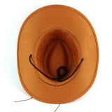 Vintage Artsy Western Cowboy Hat Suede Velvet Hat