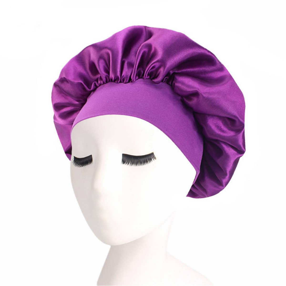 NEW WIDE BRIMMED NIGHTCAP WITH HEADBAND_CWAH1486