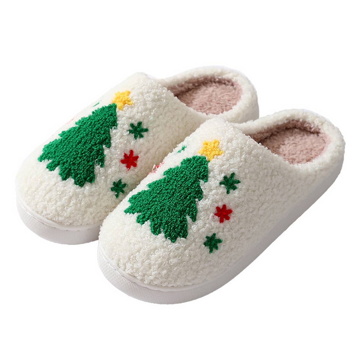 HOME CHRISTMAS TREE WARM COTTON SLIPPERS_CWSHS0290