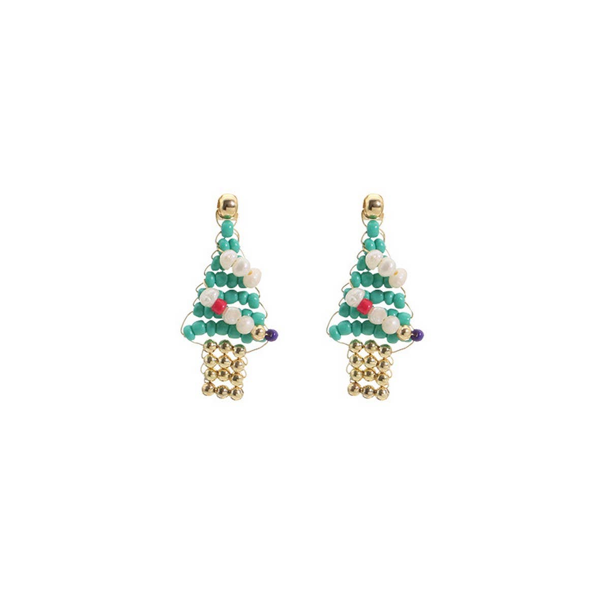 CHRISTMAS COLLECTION NATURAL PEARL EARRINGS_CWAJE3821