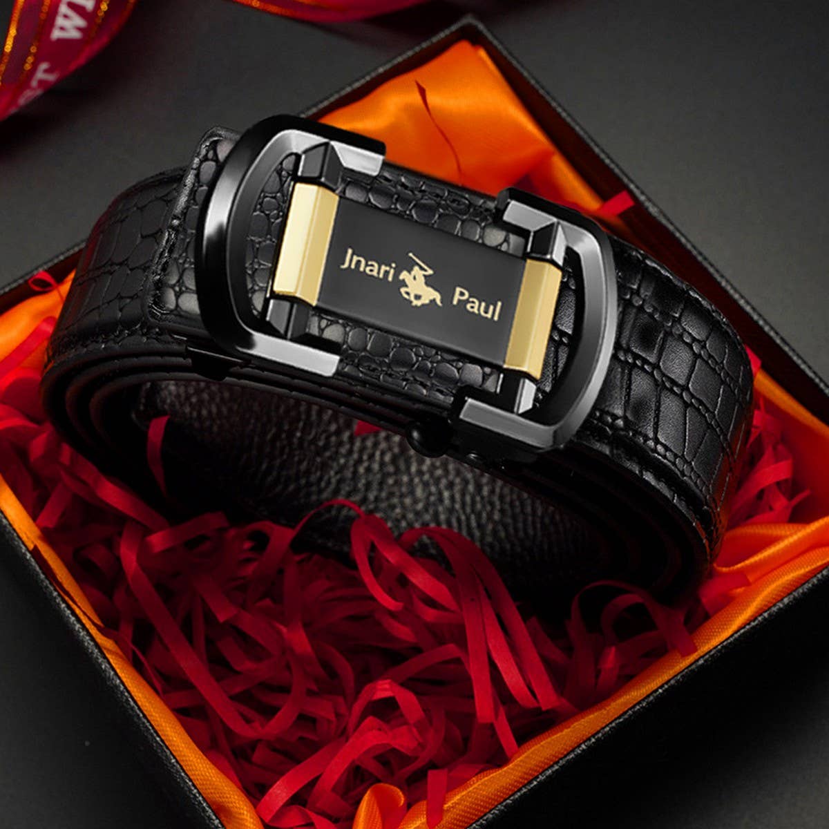 NEW CROCODILE PATTERN CLASSIC BELTS_CWABE0471