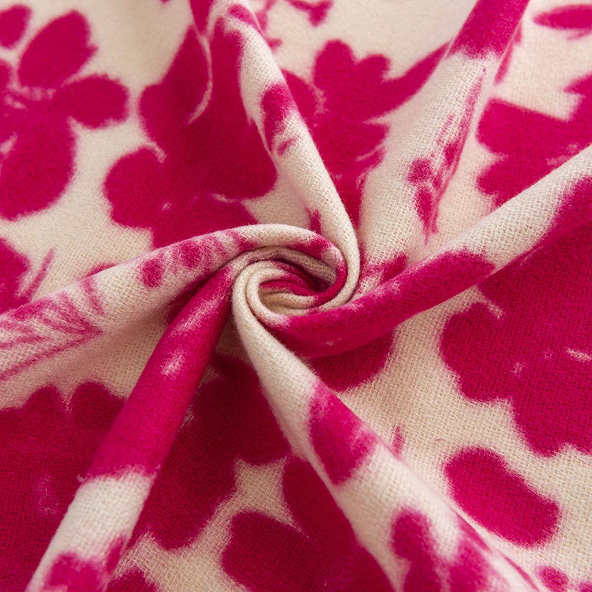 ROSE PRINT FAUX CASHMERE SCARF FOR WOMEN WINTER_CWASC0450