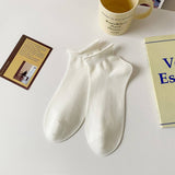 SUMMER LADIES ROLLED COTTON BOAT SOCKS_CWMS2015