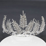 BRIDAL WEDDING CRYSTAL TIARAS HANDMADE CROWN_CWMM2027