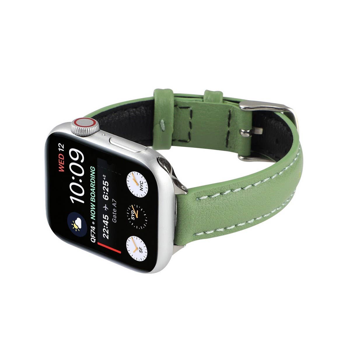 IWATCH9 1SE WOMENS APPLE WATCH8 SLIM LEATHER STRAP_CWWW0073