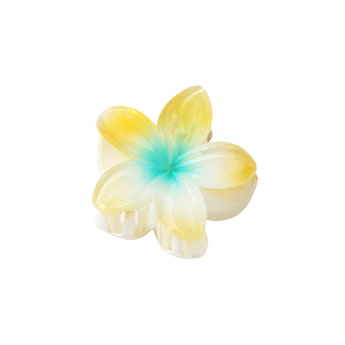 CANDY COLOR PLUMERIA HAIR CLAW SWEET FLORAL CLIP_CWMM4985