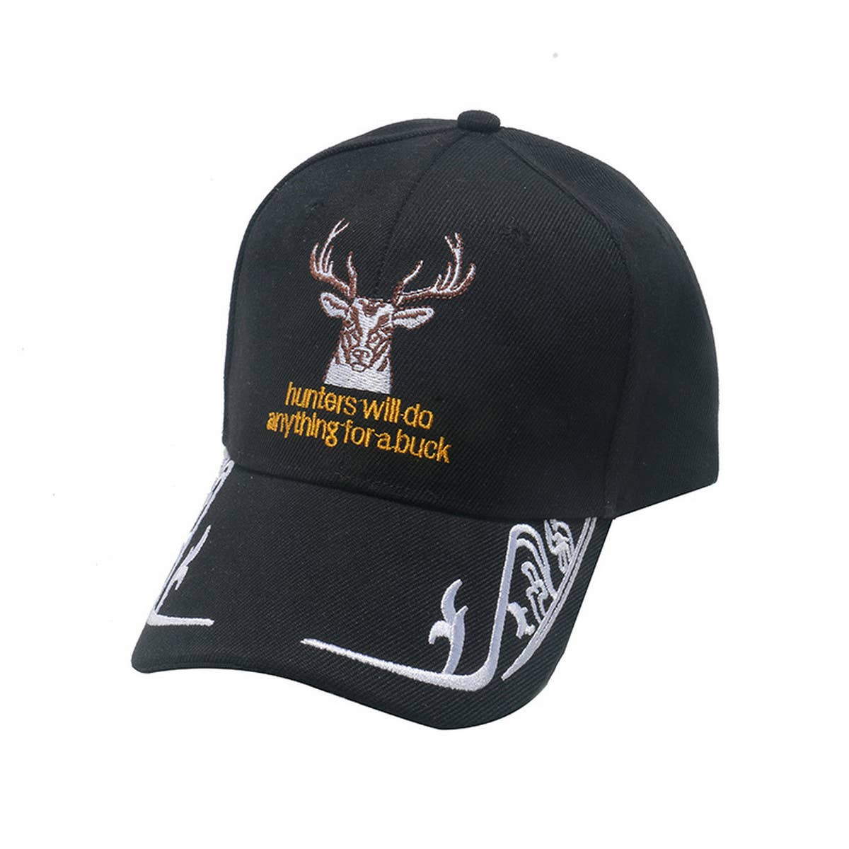 CAMOUFLAGE DEER ANTLER BASEBALL CAP OUTDOOR SUN HAT CWAH1552