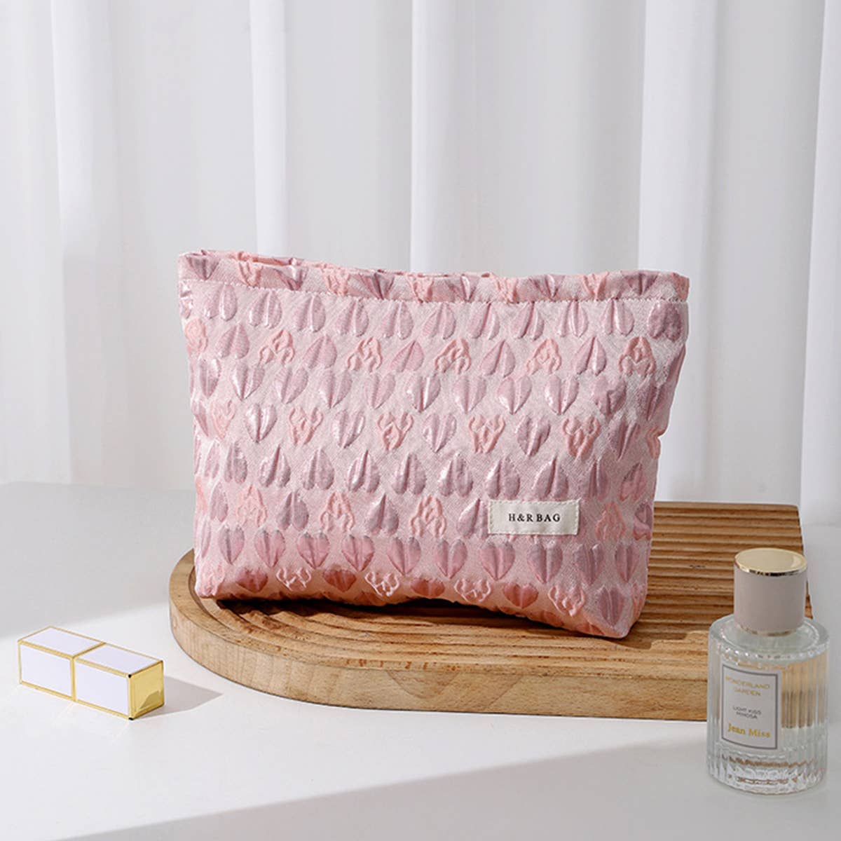 3D Heart Canvas Makeup Pouch Bag Women_Cwab06113