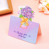 THREE DIMENSIONAL BOUQUET FLOWER GREETING CARD_CWMM1029