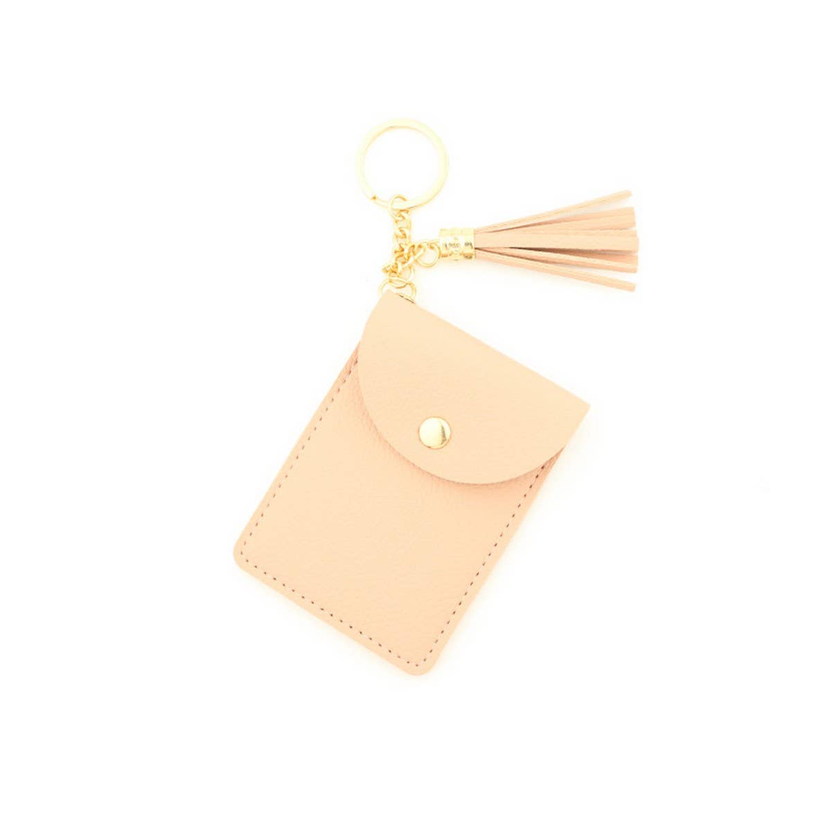 PU LEATHER CARD HOLDER WALLET WITH TASSEL_CWAB4963