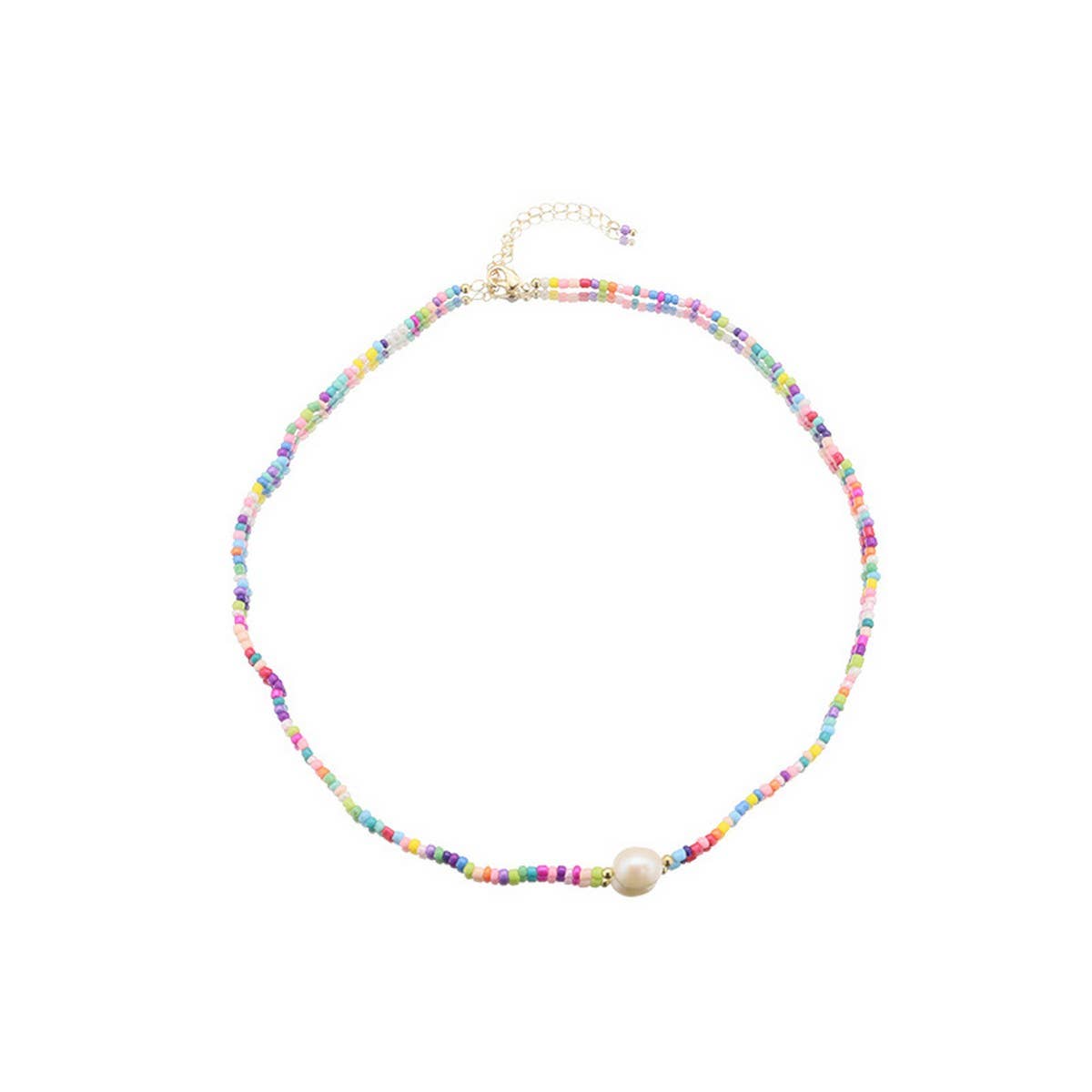 Womens Natural Freshwater Pearl Necklace