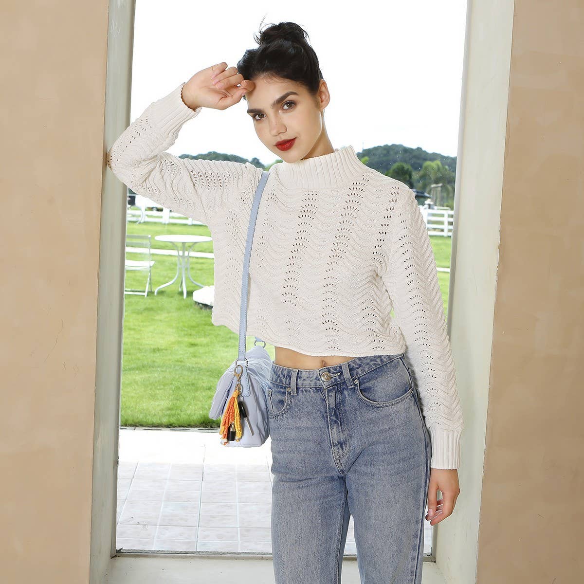 HAND WOVEN CREATIVE WHEAT EARS KEYCHAIN_CWMM1216