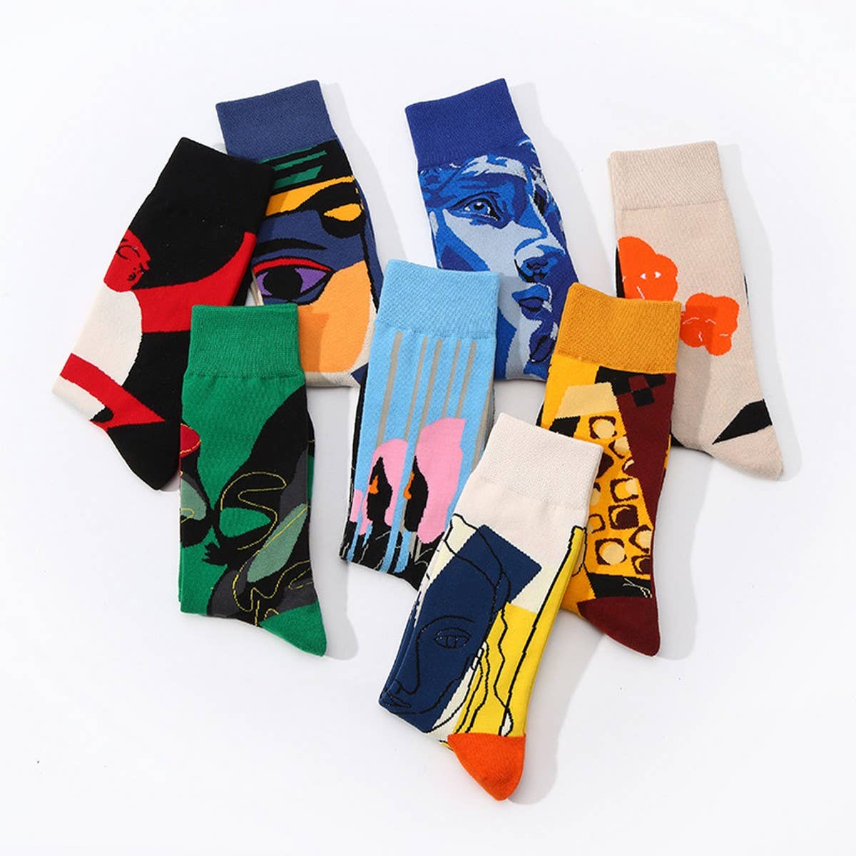 AUTUMN AND WINTER SERIES CASUAL MIDDLE TUBE SOCKS_CWMS1022