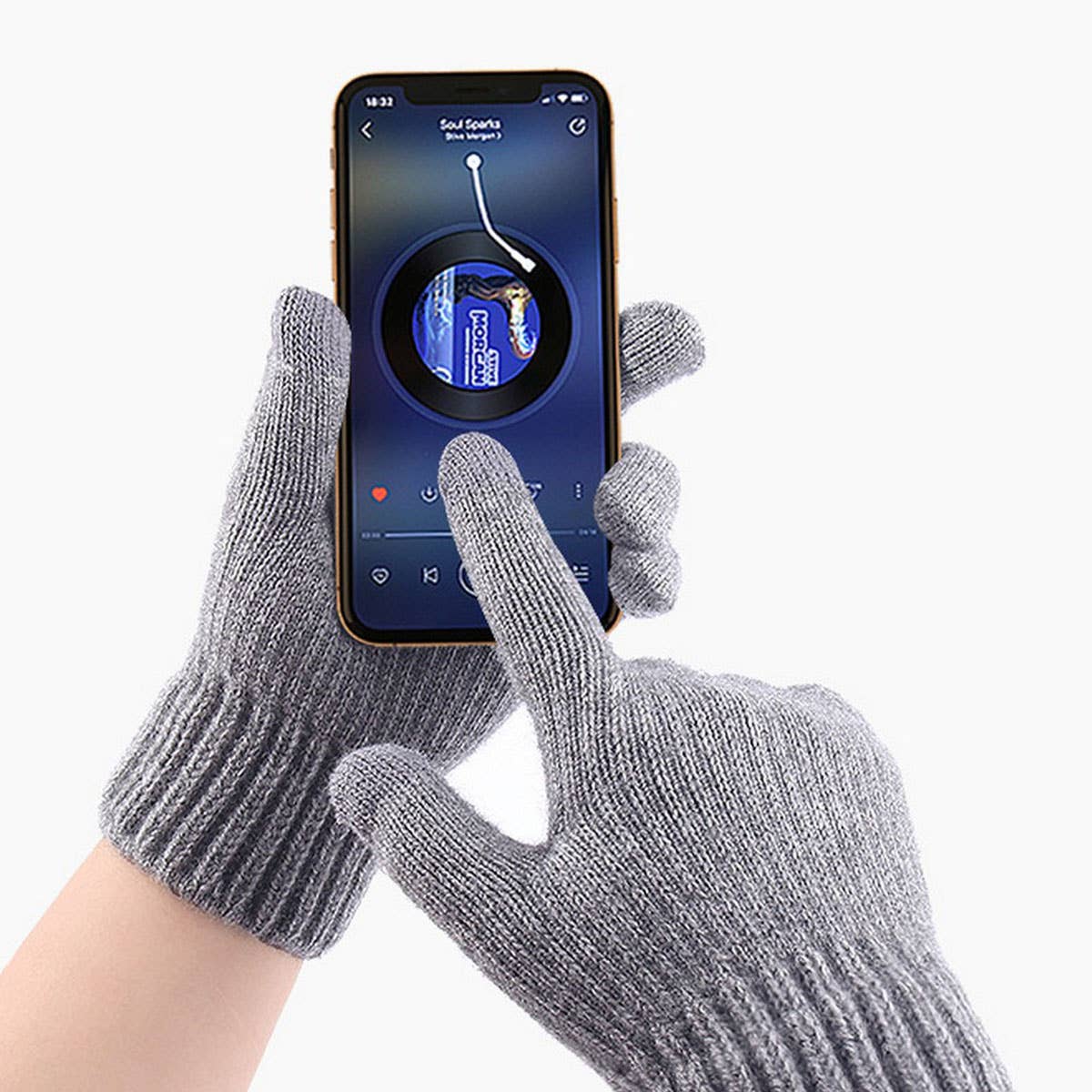 Winter Men'S Touch Screen Thickened Knitted Gloves_Cwag0236