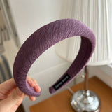 GENTLE PURPLE WIDE BRIMMED HEADBAND_CWAHA2853