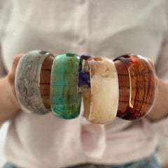 IRREGULAR TRANSLUCENT DESIGN FASHION BRACELET_CWMM3088