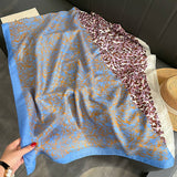 Plaid Cotton Linen Scarf Lightweight Wrap Shawl_Cwasc0595