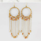 STYLISH TASSEL HANDMADE BEADED EARRINGS_CWAJE0842