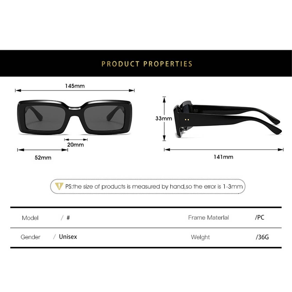 JELLY COLOR FRAME SQUARE BEACH SHADE SUNGLASSES_CWASG0236