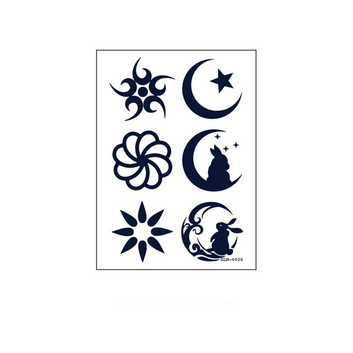 GARDENIA BLUE JUICE TATTOO STICKERS WATERPROOF_CWMM8359