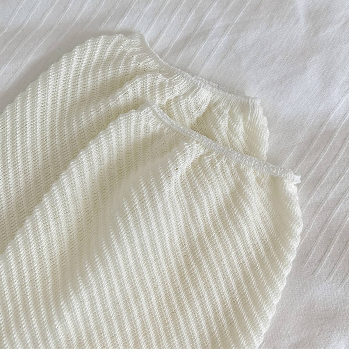 Women Breathable Mesh Mid-Length Cotton Socks_Cwms0647