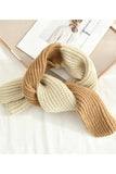 Yarn Kni Colorblock Scarf - Cozy Neck Wrap_Cwasc0052