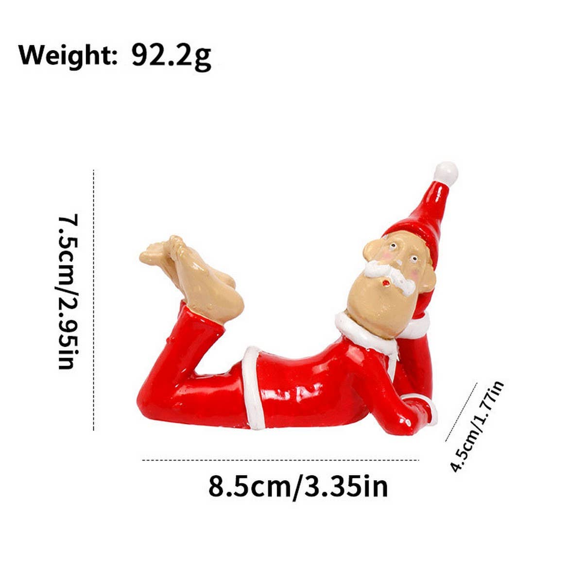 Ins Style Funny Santa Resin Decoration_Cwmm9930