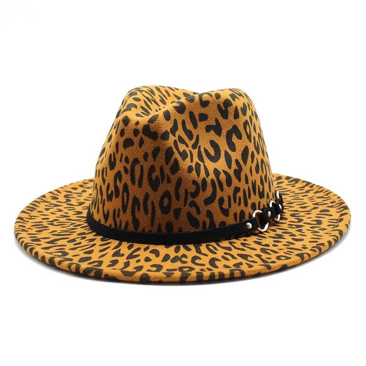 Woolen Hat With Wide Brim Gentlemans Jazz Hat_Cwah2574