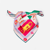 New Color Block Printed Square Scarf_Cwasc0664