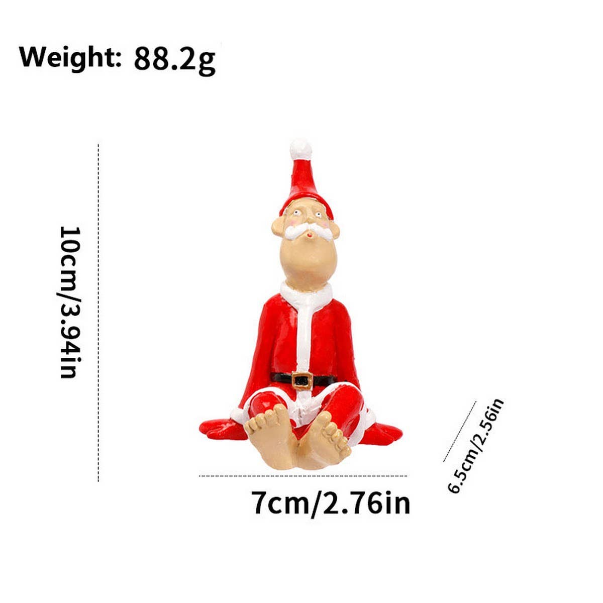 Ins Style Funny Santa Resin Decoration_Cwmm9930
